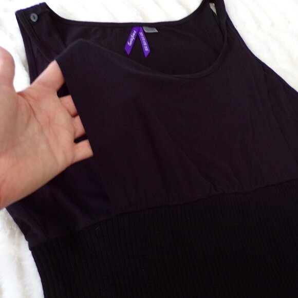 NWT Seraphine black midi dress 14 - Picture 5 of 10